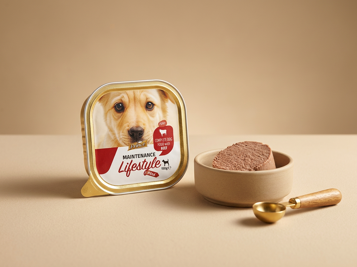 Paštika pro psy PRINCE PATE DOG HOVĚZÍ, 150 g