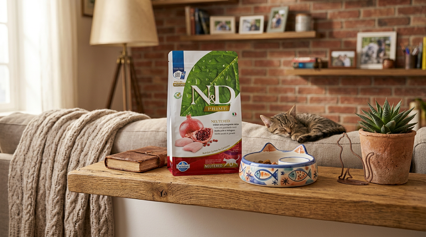 N&D Cat Prime Neutered Chicken & Pomegranate pro kastrované kočky 1,5 kg
