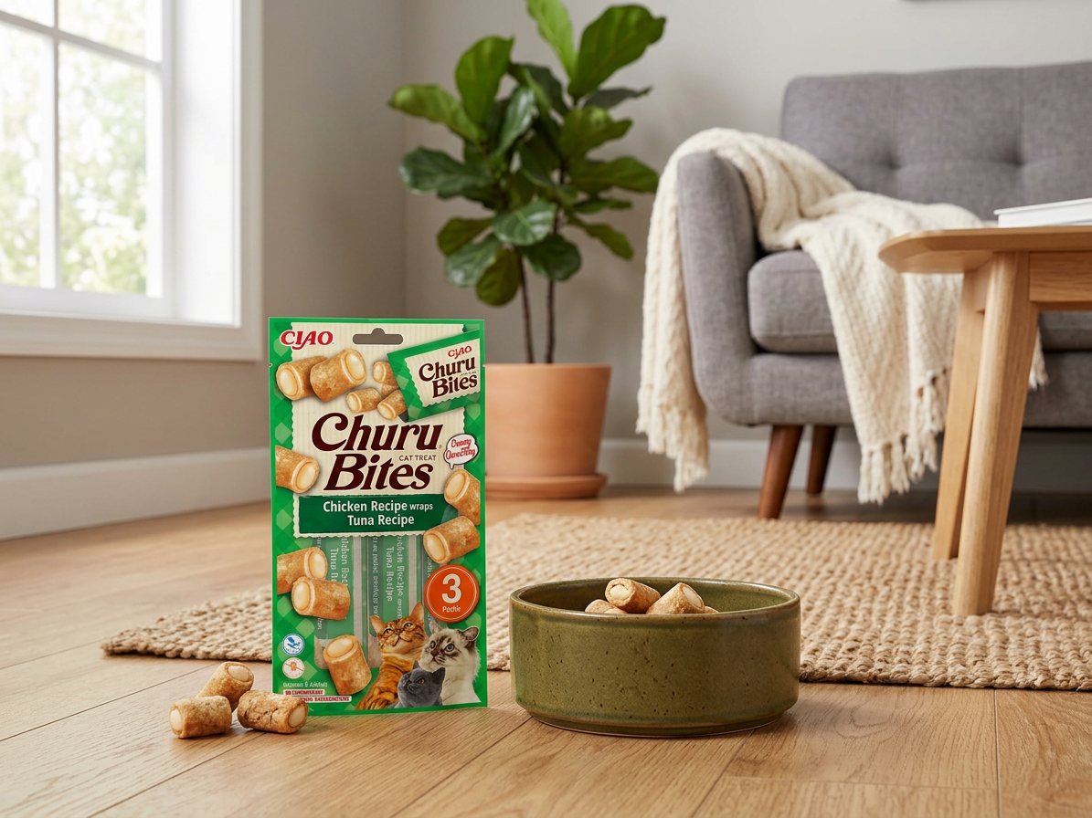 Churu cat Bites - kuře, tuňák 30g