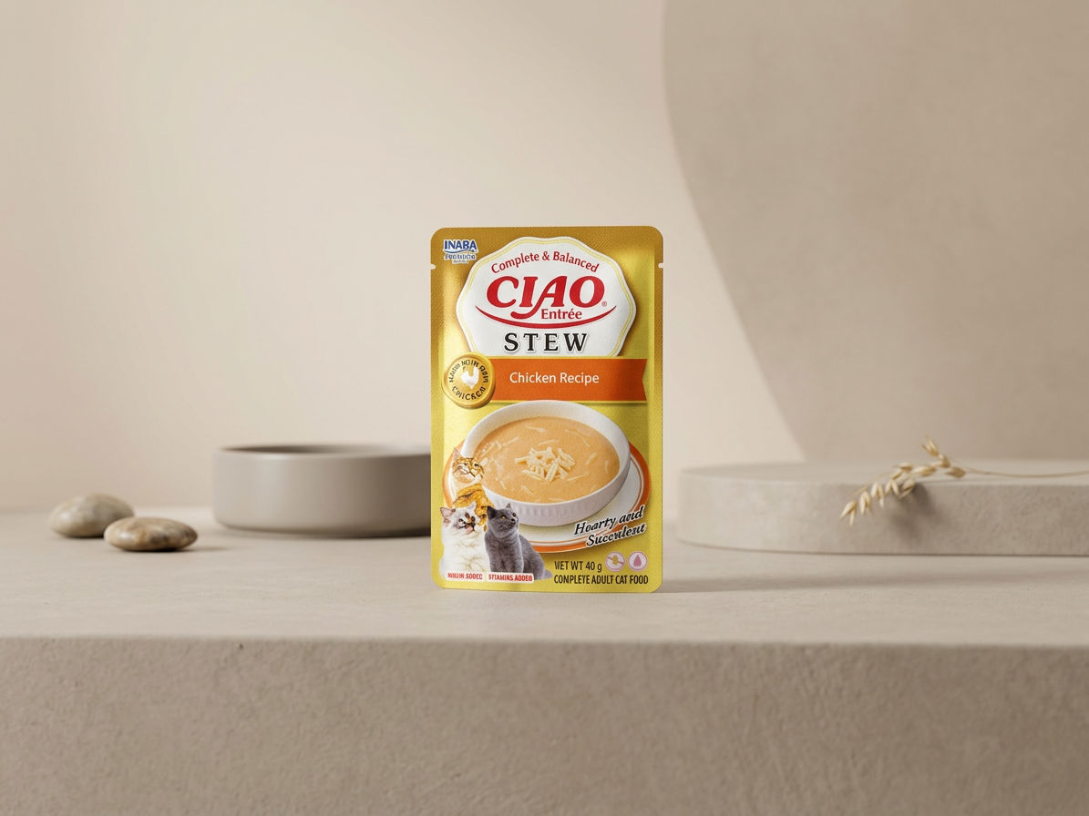Kapsička pro kočky Churu Cat Entrée Stew Chicken, 40 g