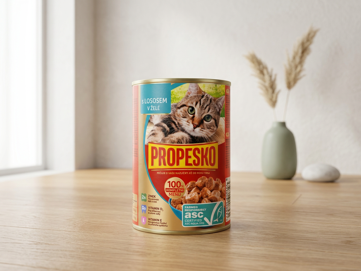 PROPESKO Cat ASC losos v želé, kousky 415 g