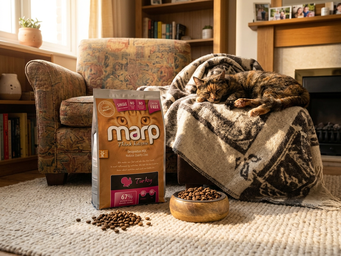 Marp Holistic Turkey CAT – krůtí granule bez obilovin 2 kg