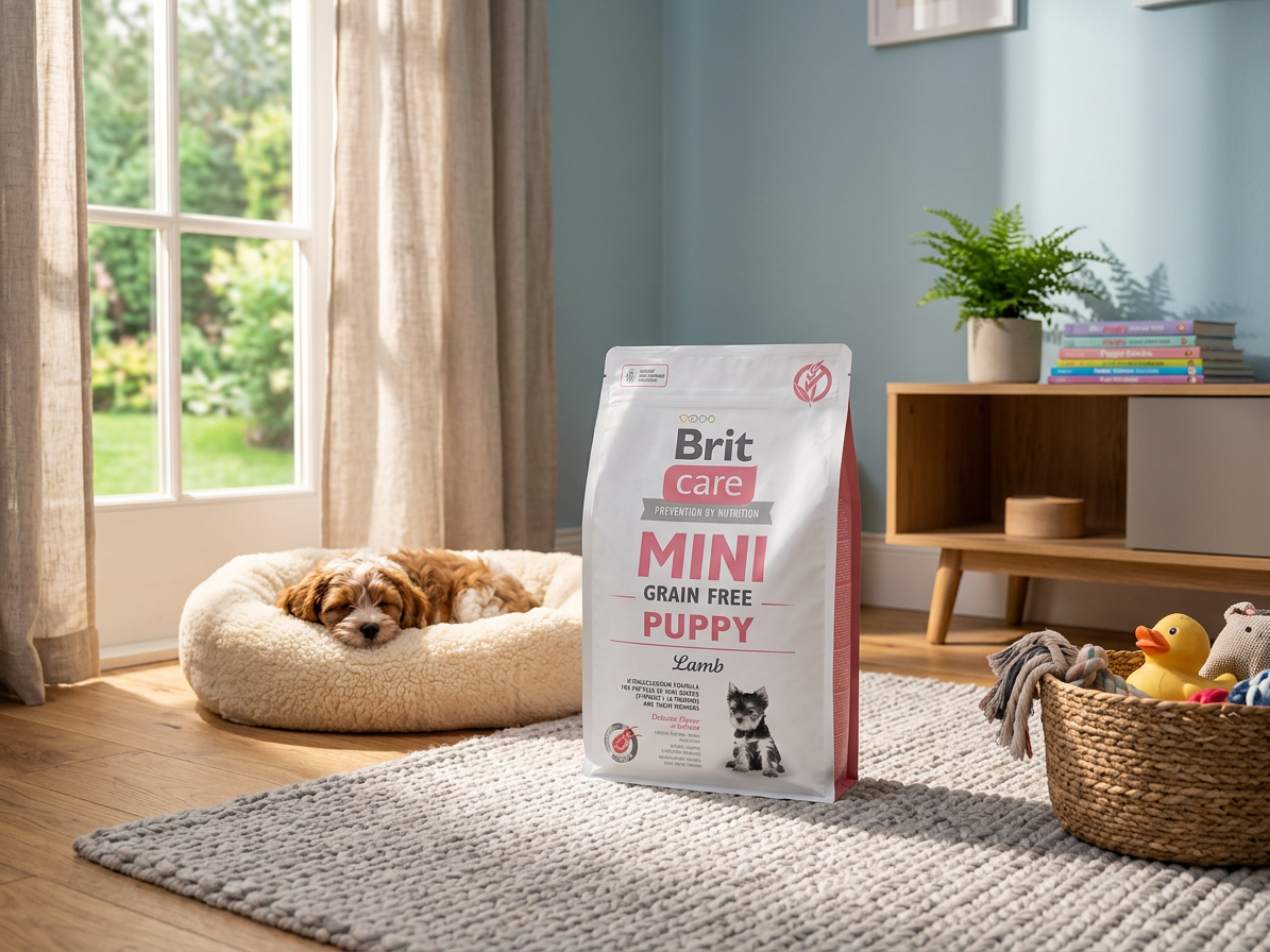 Brit Care Mini Dog Puppy Lamb – bezobilné granule s jehněčím 2 kg