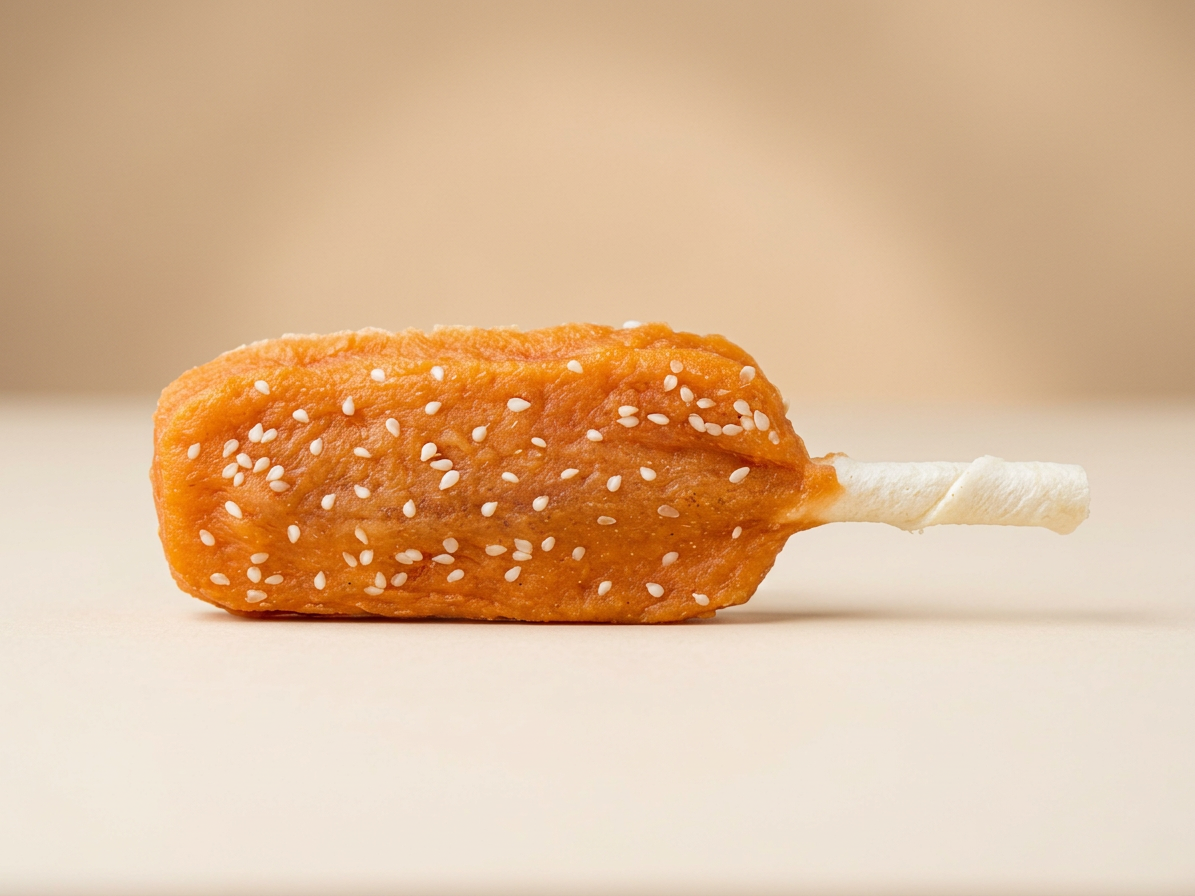 DentaFun Chicken Pop [50 ks], kuřecí lízátko se sezamem, 12 cm/ 46 g, cena za 1ks