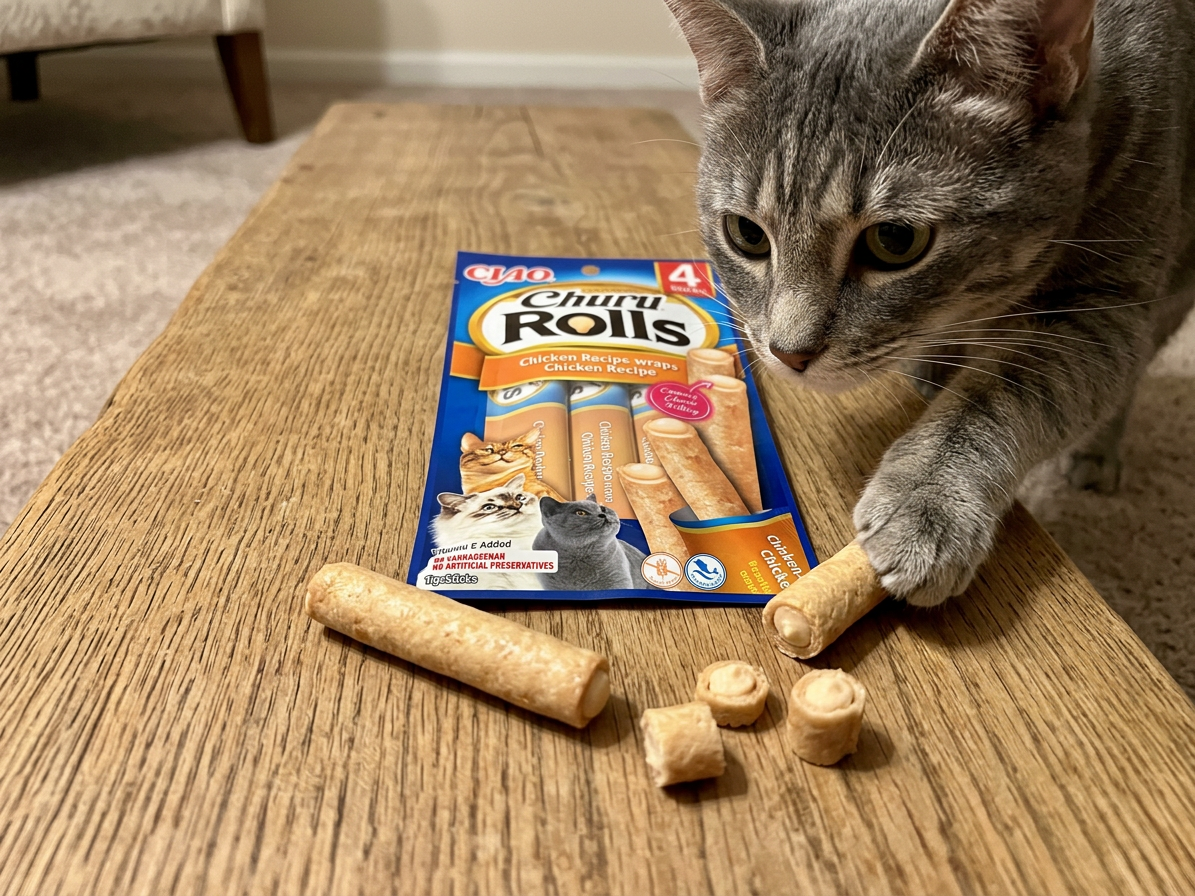 Churu cat Rolls - kuře 40g