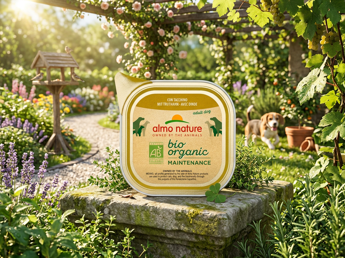 Almo Nature Bio Organic - vanička pro psy s krůtou 100g