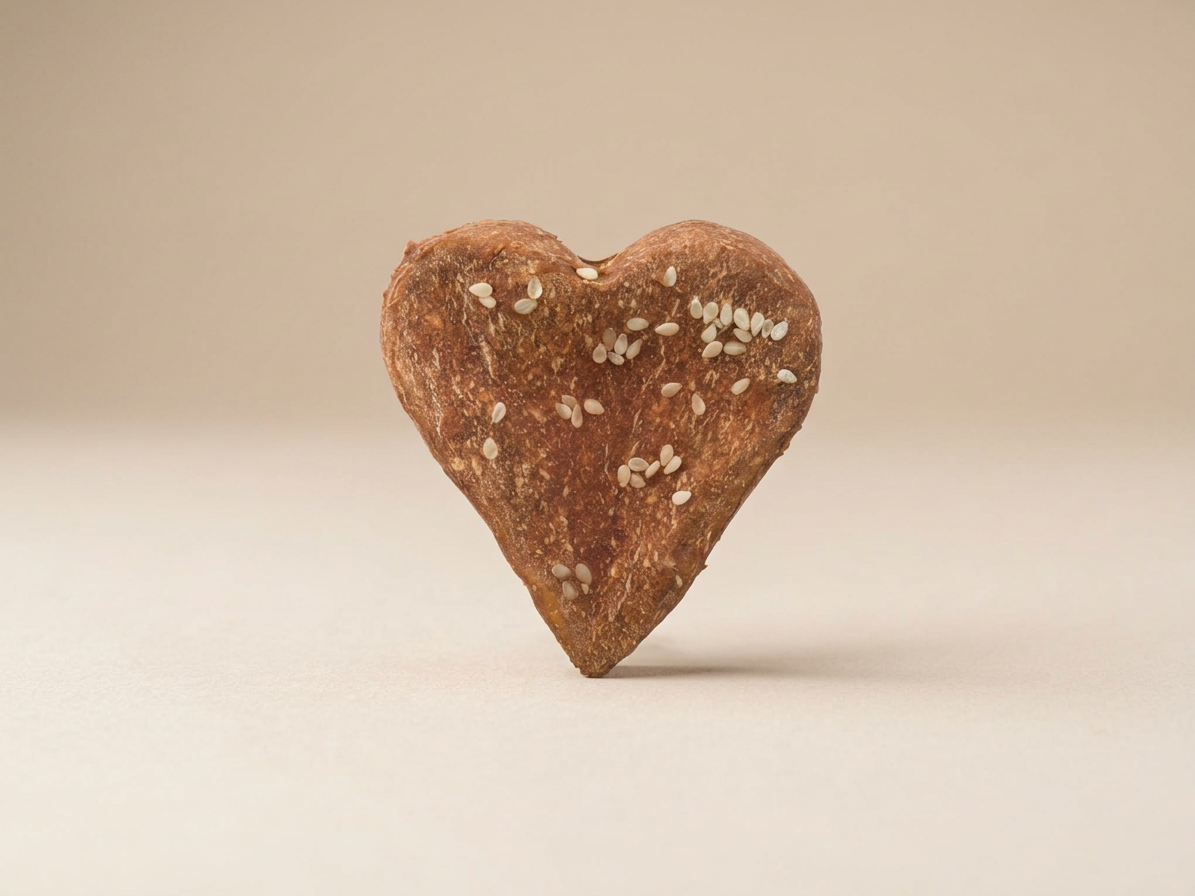 DentaFun Chicken Love [150ks], srdce z buvolí kůže balené kuřecím masem 6 cm/25 g, cena za 1ks