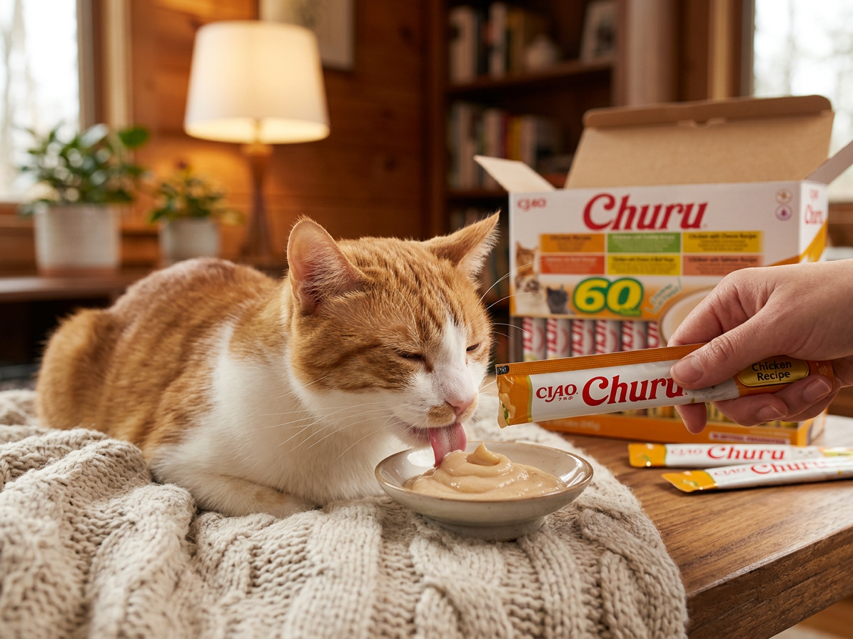 Churu cat masové pyré mix - kuře 840g (BAL.)