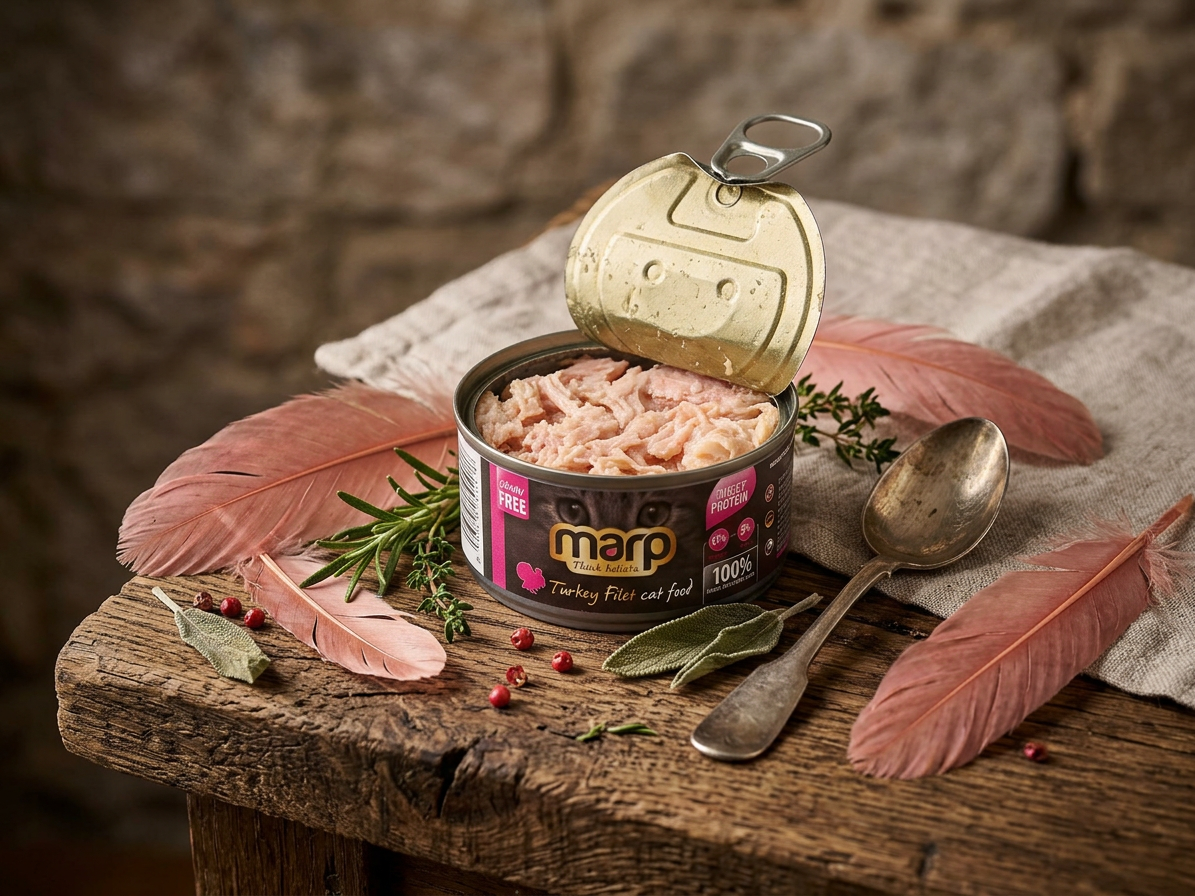 Marp Turkey Filet konzerva pro kočky s krůtími prsy 70g