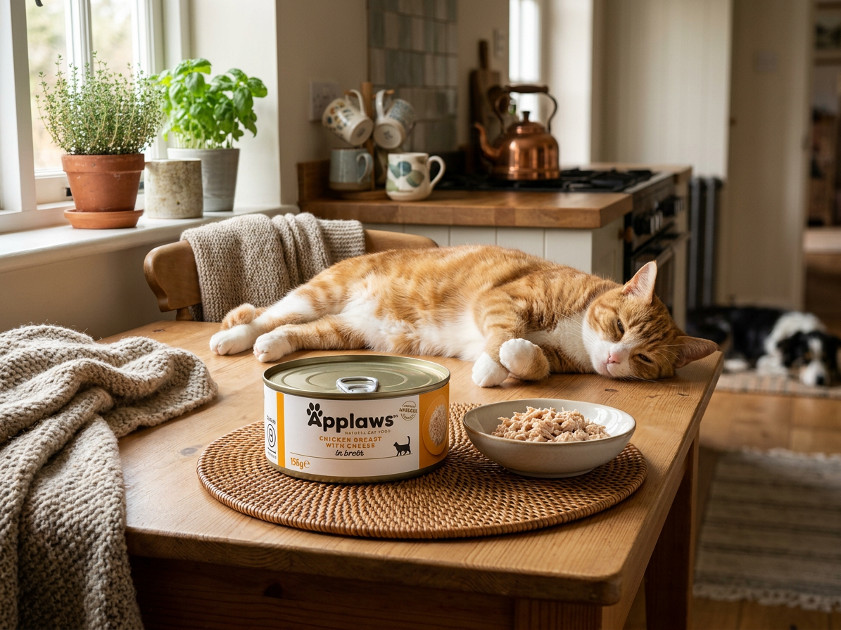 Applaws konzerva Cat Kuřecí prsa se sýrem 156g