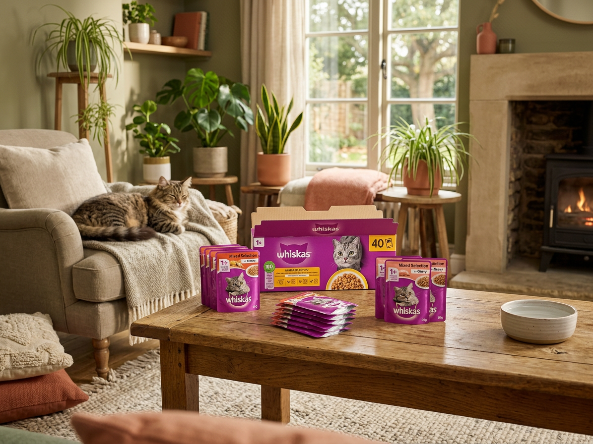Kapsičky pro kočky Whiskas Core drůbeží výběr v želé, 40x85 g