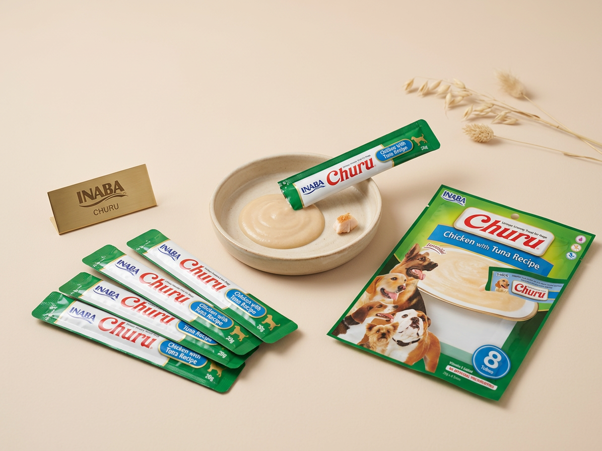 Inaba Churu dog snack kuře & tuňák 8x 20g
