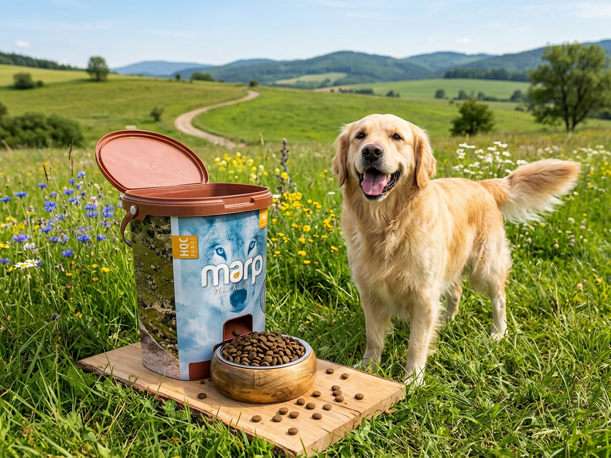 Marp Holistic Lamb jehněčí bez obilovin 4 kg v zásobníku
