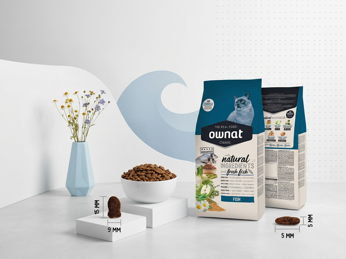 OWNAT CLASSIC CAT Fish 400 g – kompletní krmivo pro dospělé kočky