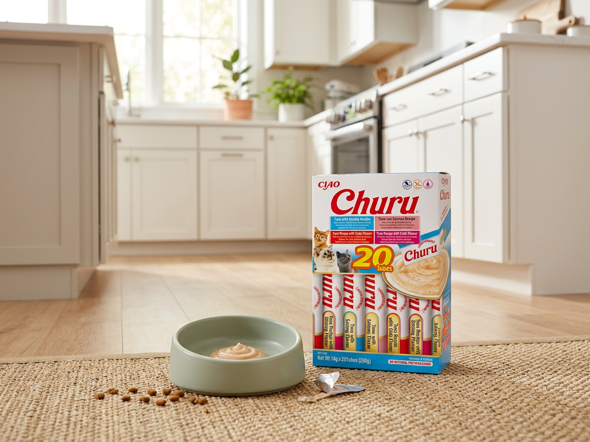 Inaba Churu cat snack tuňák mořské plody multipack 20x14g