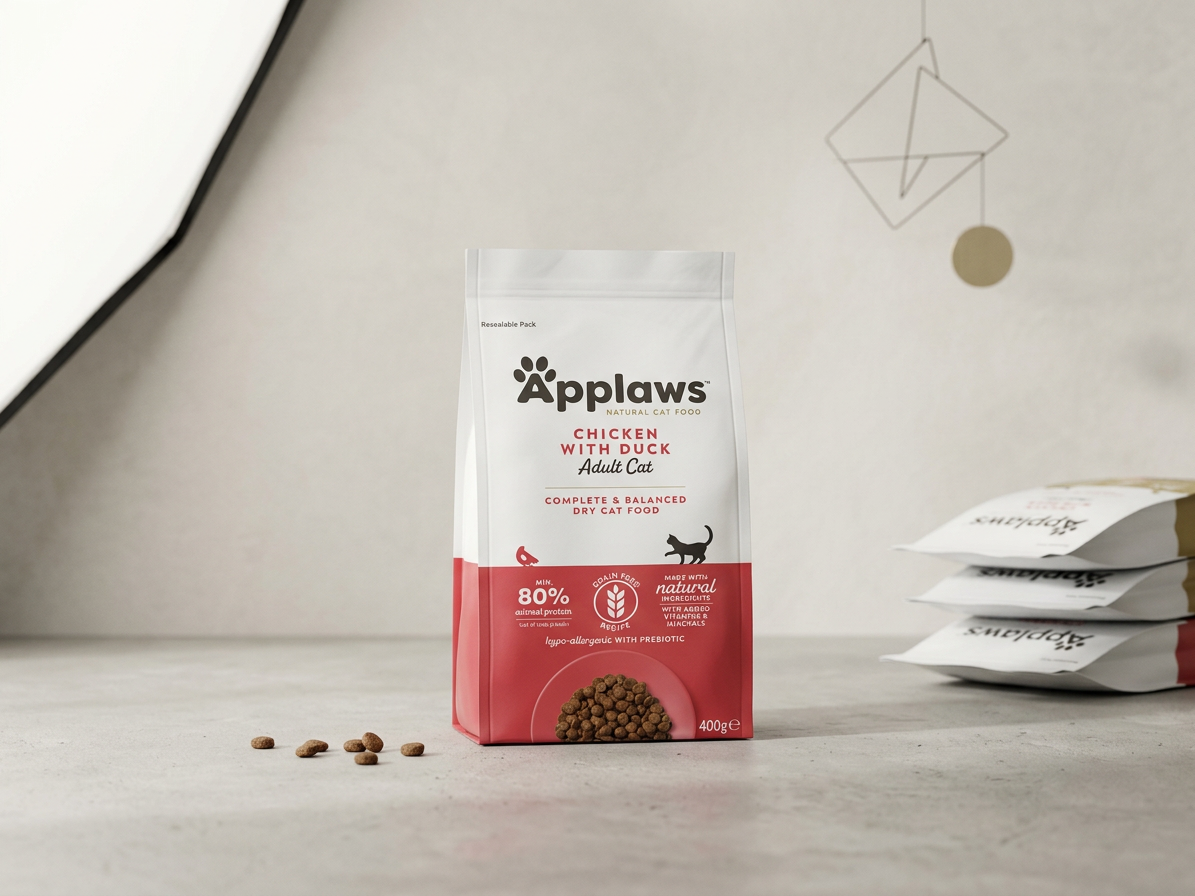 Applaws Cat Adult Kuře s kachnou – bezobilné granule 400 g