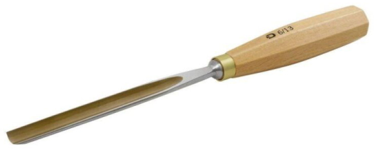 DICTUM® řezbářské dláto, duté - rovnéProfil 11, Šířka 3 mm
