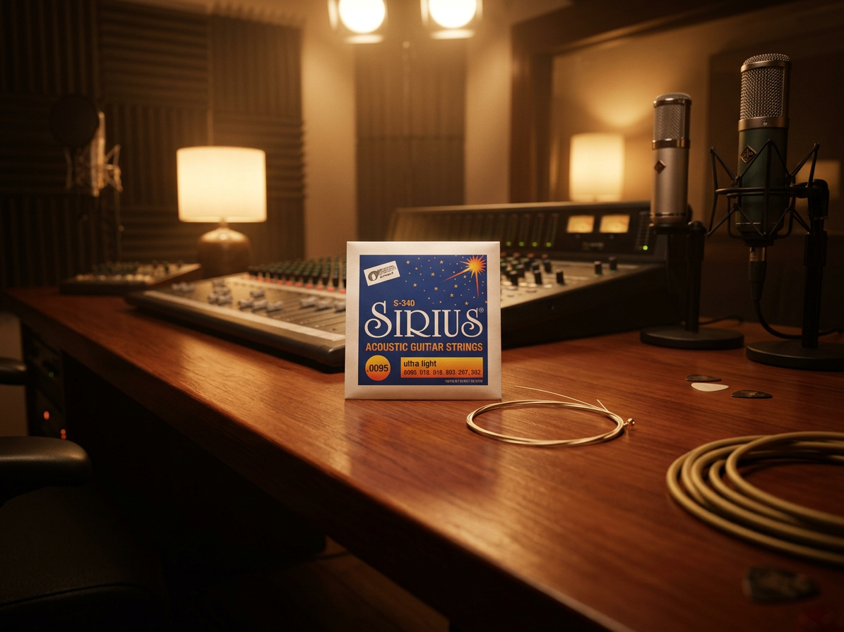 Sirius S-340 (.0095 - .042), mosaz - ultra light (.0095 - .042)