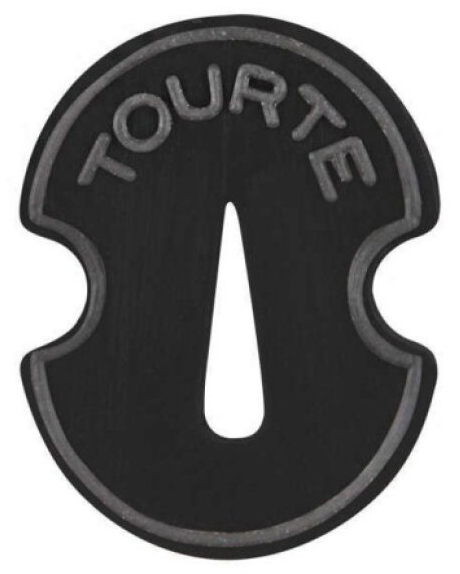 Tourte - gumové dusítko, "tvar houslí"