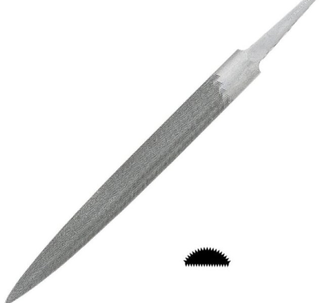 Pilníky Glardon / Vallorbe® půlkulaté