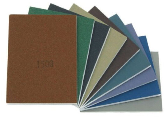 Sada brusných polštářků Micro Mesh (9 kusů) 100 x 75 mm