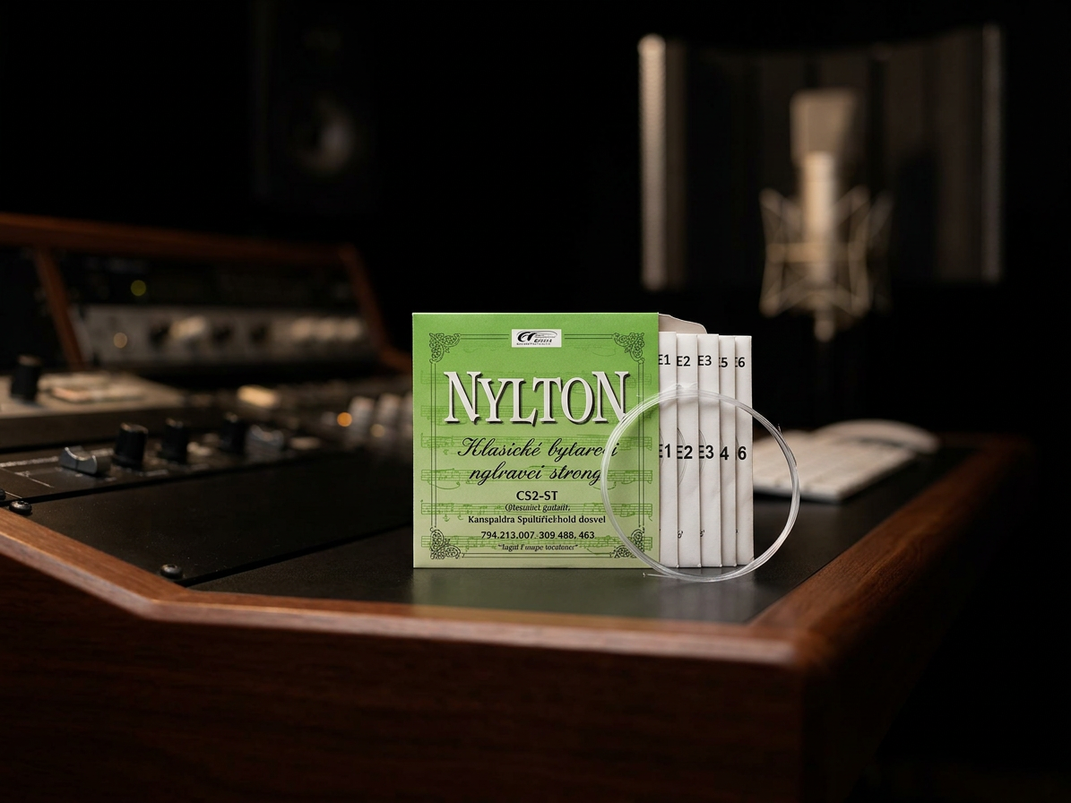 Nylton CS4-SB (.028 - .043), nylon - sada, černý nylon, střední pnutí