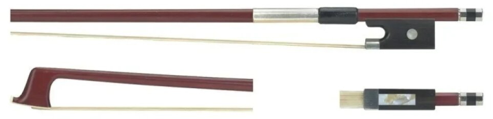 Smyčec Brazil Student - eben - housle 1/2, osmihran