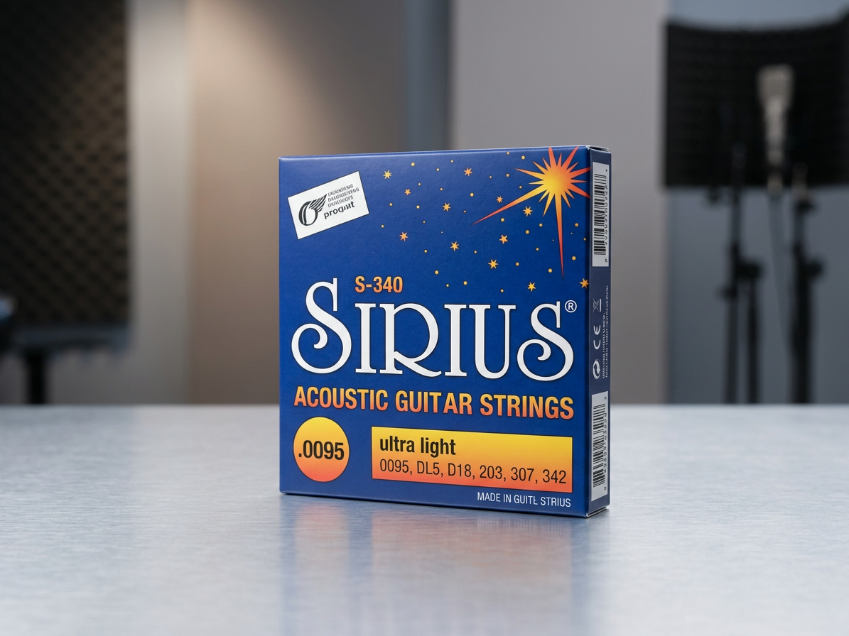 Sirius S-350 (.010 - .043), mosaz - extra super light