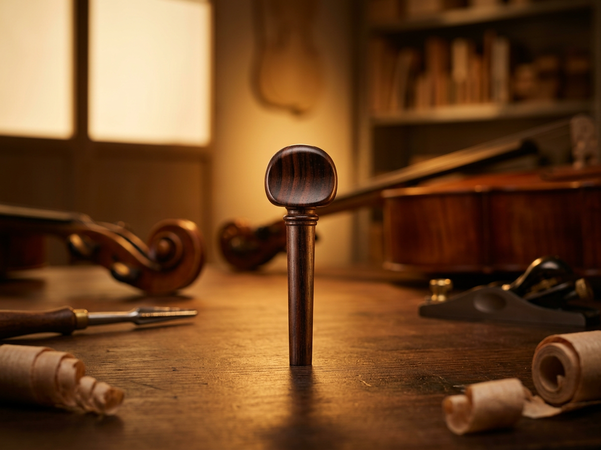 Kolíček Standard - švýcarský model (pozlacený člunek) palisandr - violoncello 4/4, střední