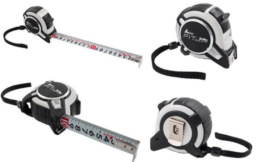 Svinovací metr Shinwa »Fit Gear«, 5,5 m, s magnetem