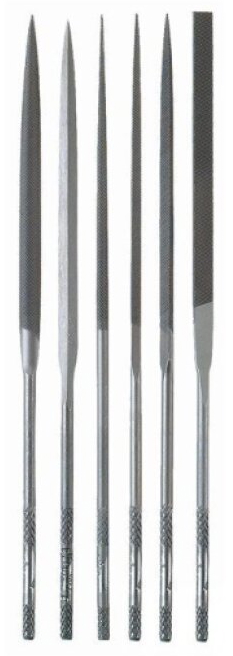 Sady jehlových pilníků Glardon / Vallorbe® Needle - 6 ks