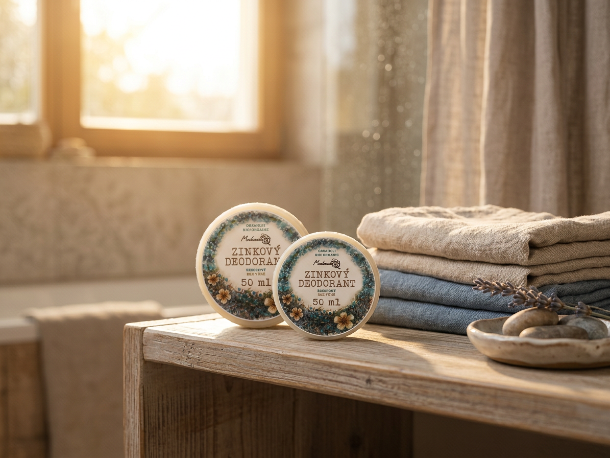 Medarek Krémový deodorant bez vůně, zinkový bez sody