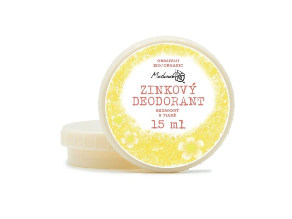 Medarek Krémový deodorant Tiaré, zinkový bez sody