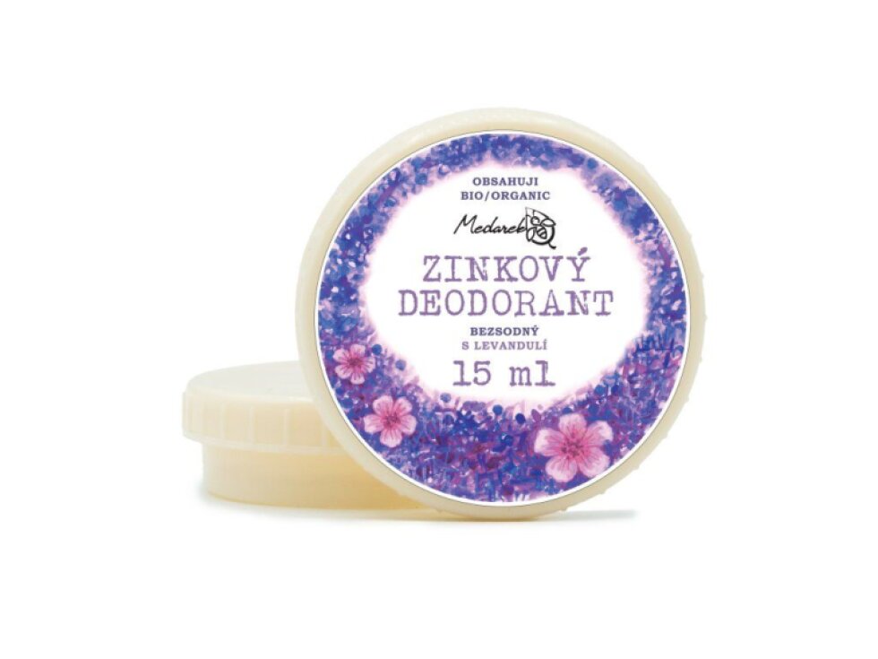 Medarek Krémový deodorant levandule, zinkový bez sody