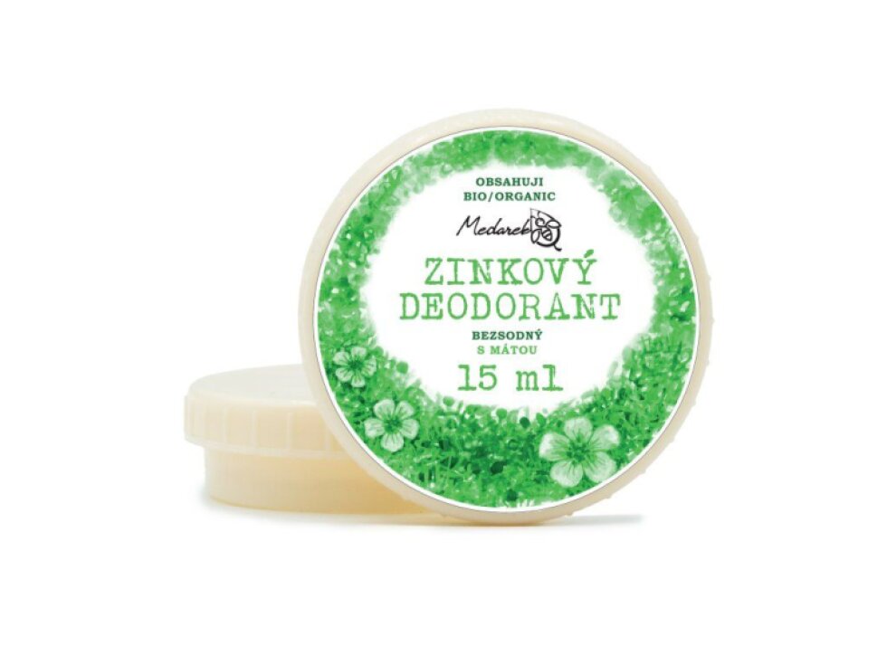 Medarek Krémový deodorant sladká máta, zinkový bez sody