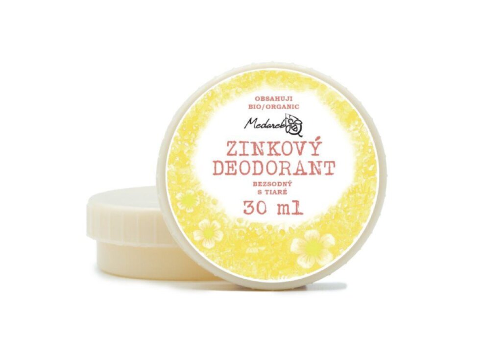Medarek Krémový deodorant Tiaré, zinkový bez sody