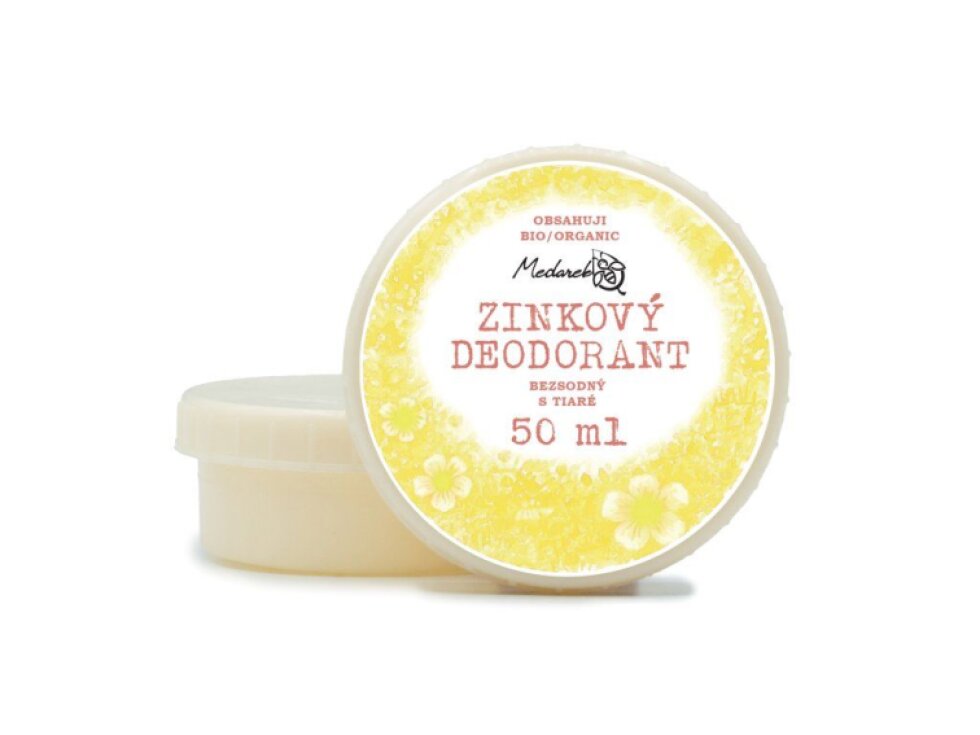 Medarek Krémový deodorant Tiaré, zinkový bez sody