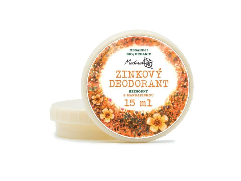 Medarek Krémový deodorant mandarinka, zinkový bez sody