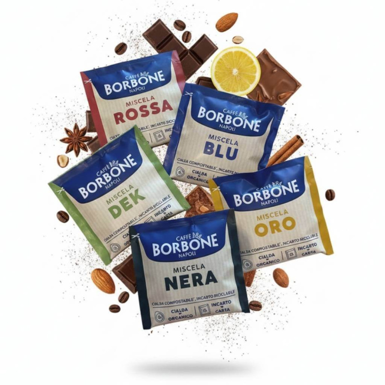 E.S.E. Pod Caffé Borbone - degustační sada 10 ks