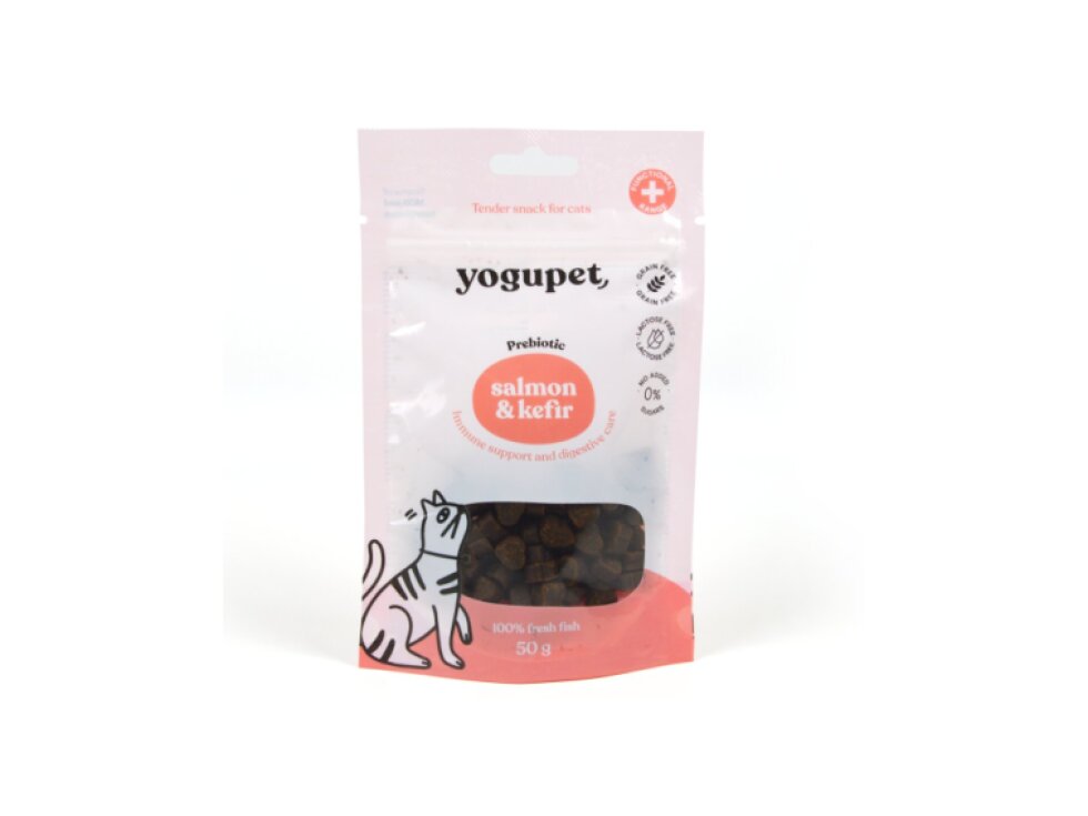 Yogupet Snack s lososem a kefírem