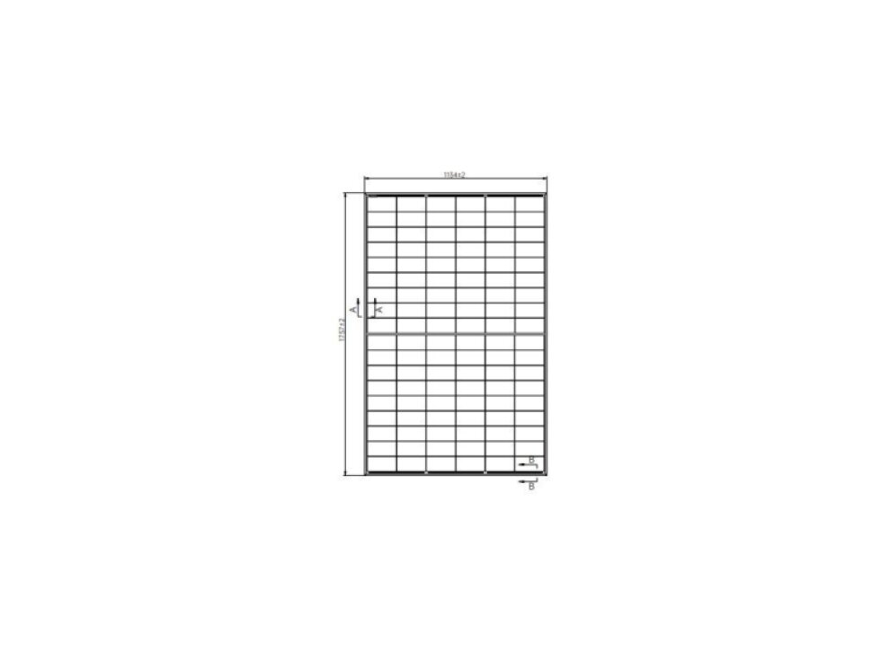 Solární panel AIKO-A465-MAH54Mw, 465 Wp, černý rám
