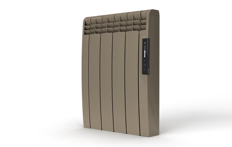 Olejový radiátor 600W 58,5x43x9,7cm EONIQ perlově béžová elektrický programovatelný s WiFi Rointe ERNP0600RAD2