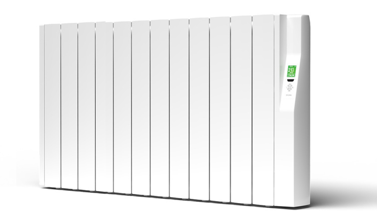 Olejový radiátor 1800W 57,5x107x9,5cm SYGMA bílý elektrický programovatelný Rointe SRN1800RAD3