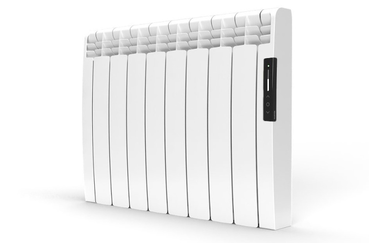 Olejový radiátor 1200W 58,5x75x9,7cm EONIQ bílý elektrický programovatelný s WiFi Rointe ERNW1200RAD2