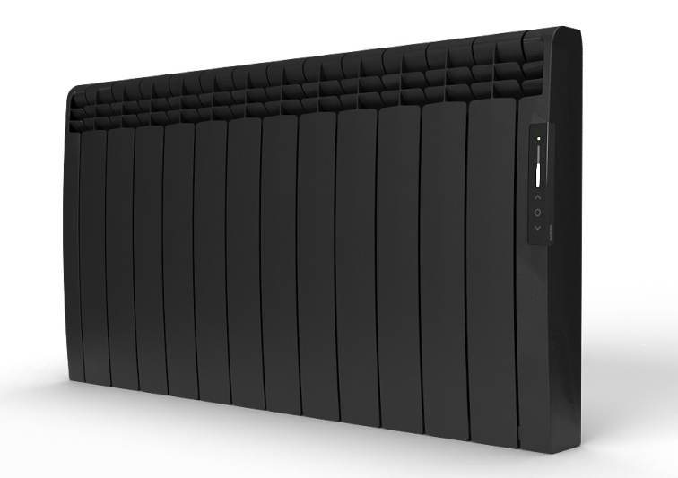 Olejový radiátor 1800W 58,5x107x9,7cm EONIQ černý elektrický programovatelný s WiFi Rointe ERNB1800RAD2