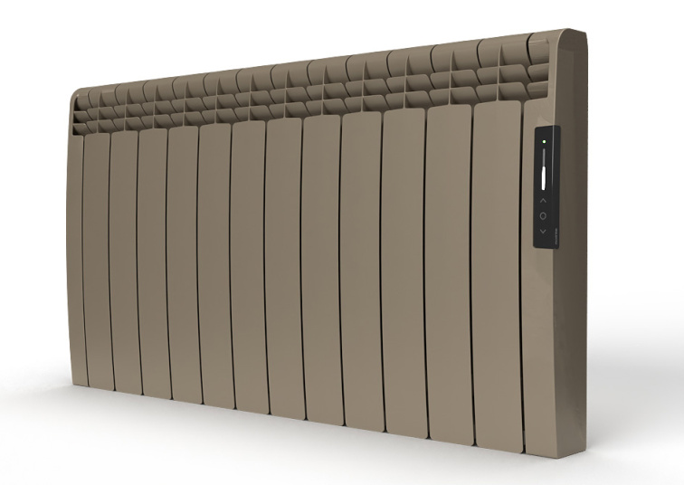 Olejový radiátor 1800W 58,5x107x9,7cm EONIQ perlově béžová elektrický programovatelný s WiFi Rointe ERNP1800RAD2