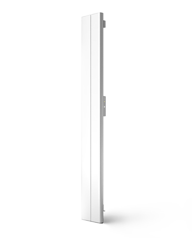 Olejový radiátor 1000W 180x23,6x4cm PALAOS vertikální bílý elektrický programovatelný s WiFi Rointe PIW1000WF