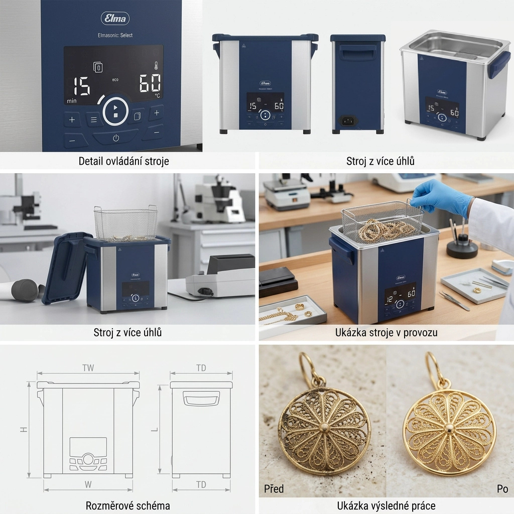 Ultrazvuková čistička Elmasonic Select 40
