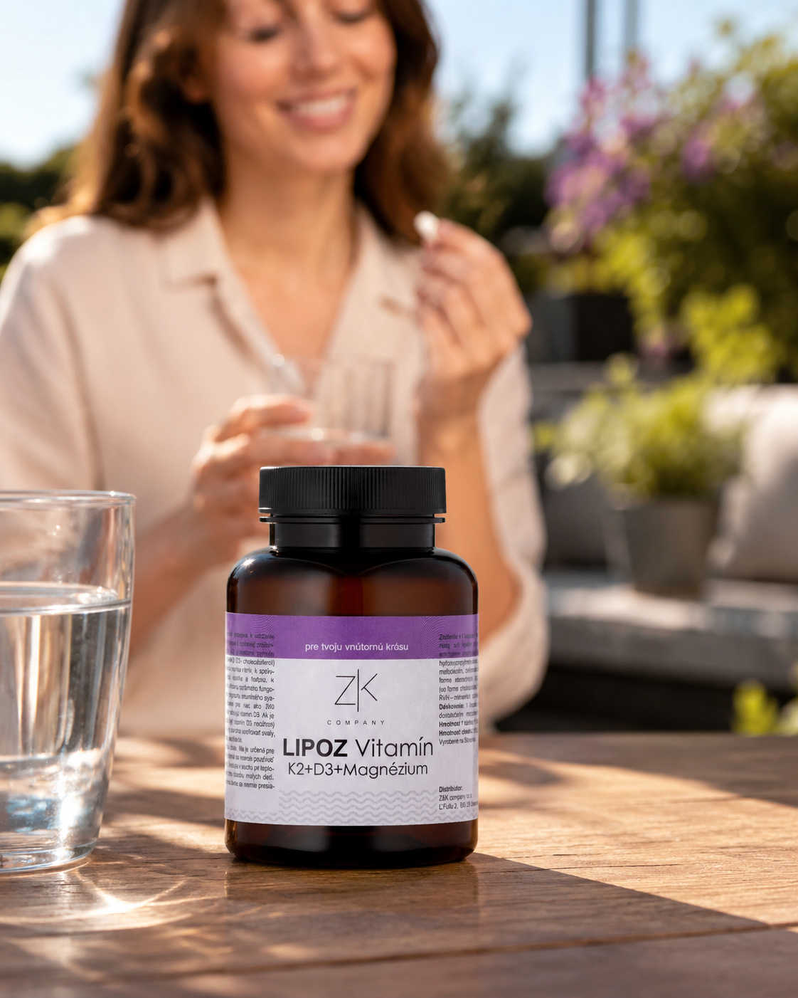 ZK LIPOZ Vitamín K2+D3+Magnézium 60 kapsúl