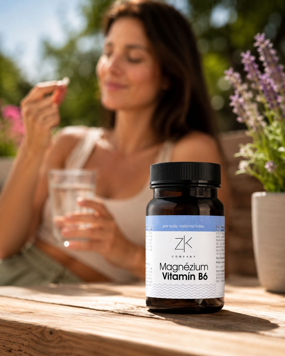 ZK Magnézium + vitamín B6 30 kapsúl